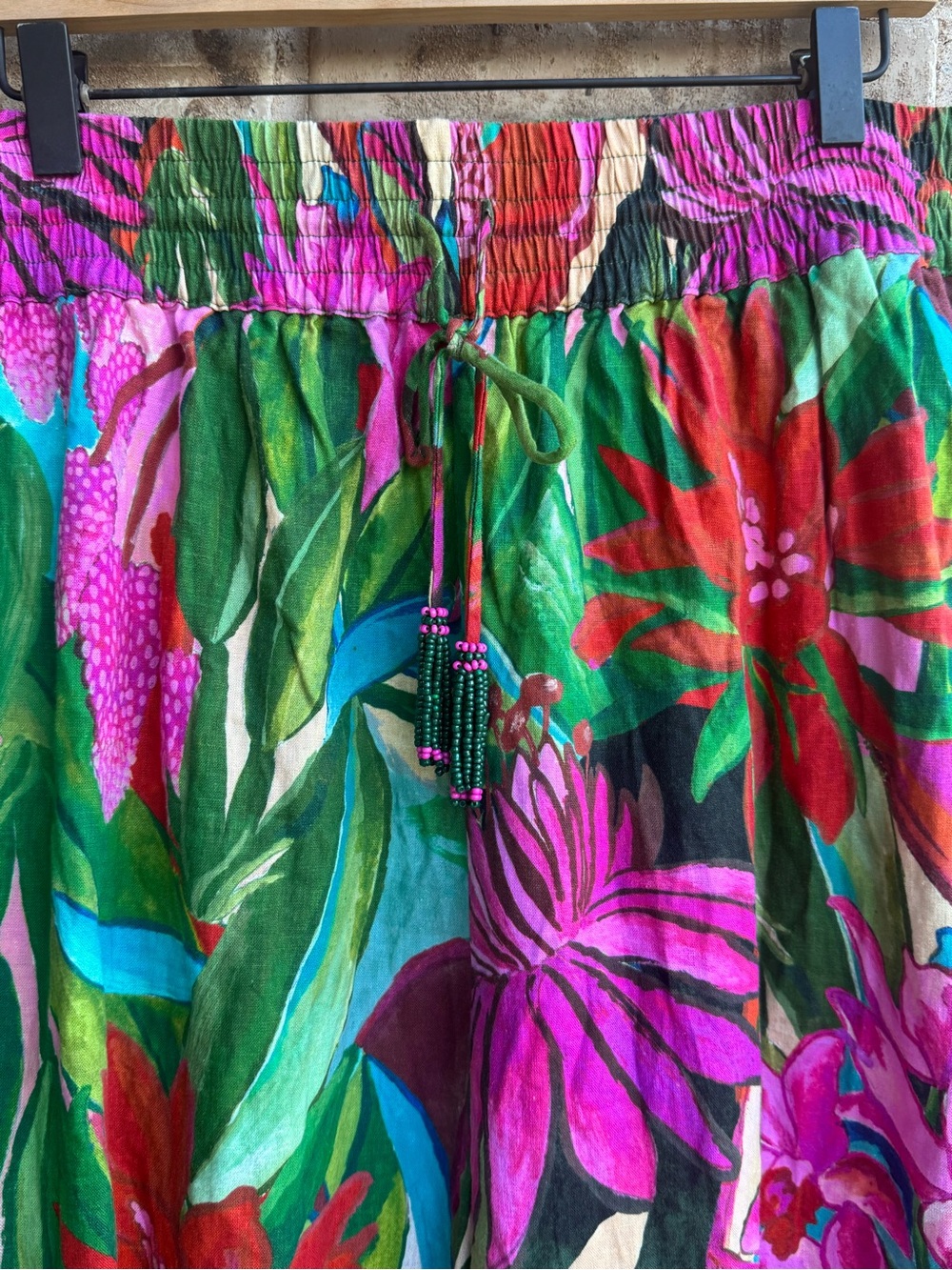 FARM RIO Jardín de Reve Floral-Print Pants XL NWOT - Picture 5 of 16